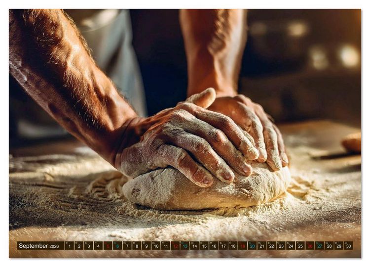 Produktbild: Im Bann des Brotes - B&auml;cker:innen (hochwertiger Premium Wandkalender 2026 DIN A2 quer), Kunstdruck in Hochglanz