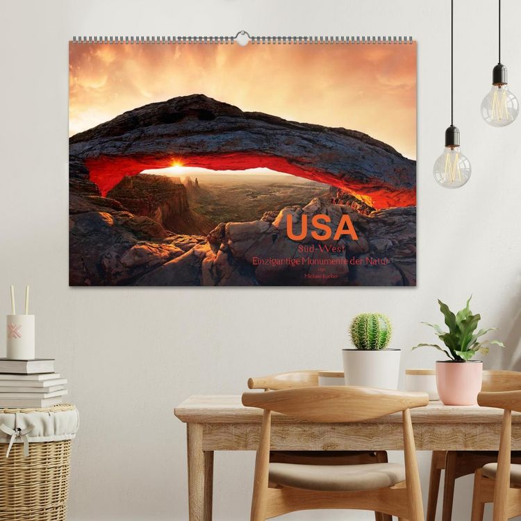 Produktbild: USA S&uuml;d-West (Wandkalender 2026 DIN A2 quer), CALVENDO Monatskalender