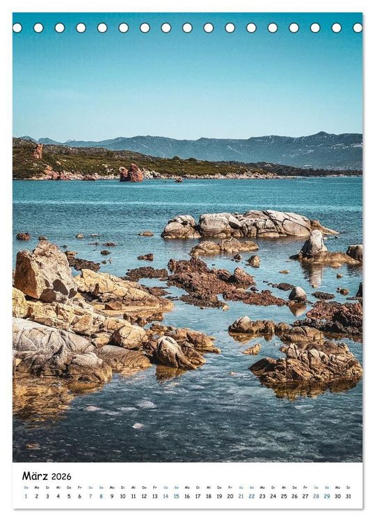 Produktbild: Magisches Sardinien (Tischkalender 2026 DIN A5 hoch), CALVENDO Monatskalender