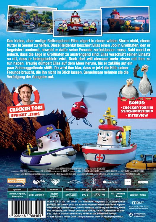 Produktbild: Elias - Das kleine Rettungsboot (Kinofilm)