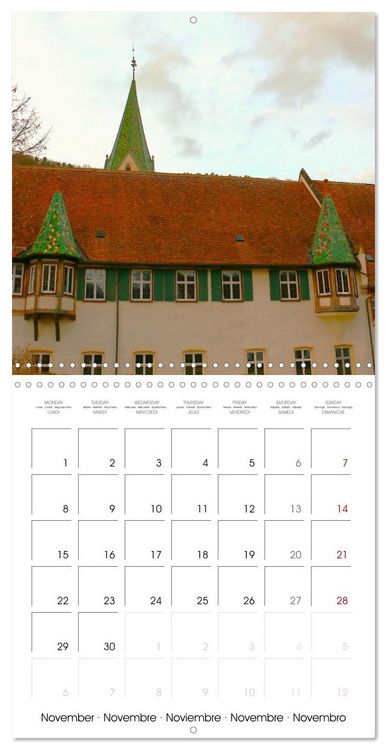 Produktbild: South Germany- Visiting the beautiful village Blaubeuren in the Swabian Alps (Wall Calendar 2027 12 &times; 12 Inch) CALVENDO 12 Month Wall Calendar