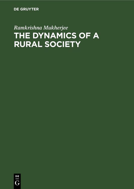 Produktbild: The Dynamics of a Rural Society