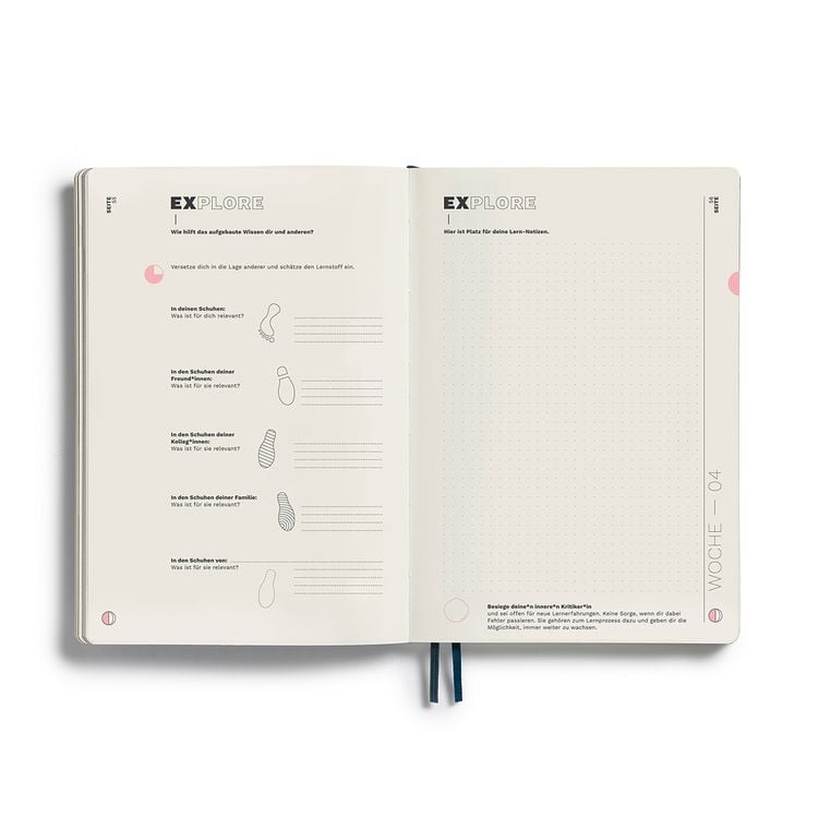 Produktbild: LEUCHTTURM1917 Learning Journal Composition (B5), Flexcover, Pacific Green, Deutsch