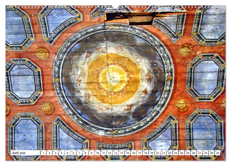 Produktbild: Die Kirche von M&uuml;hlhausen - Ein architektonisches Kleinod in Ostpreu&szlig;en (hochwertiger Premium Wandkalender 2026 DIN A2 quer), Kunstdruck in Hochglanz