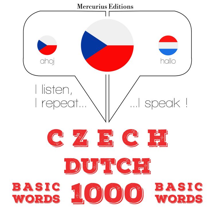Produktbild: Česko - nizozem&scaron;tina: 1000 z&aacute;kladn&iacute;ch slov