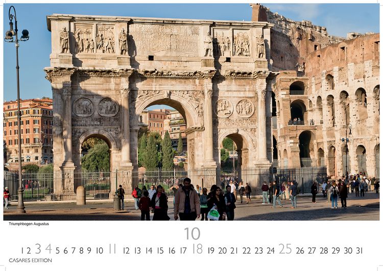 Produktbild: Rom Kalender 2026 – Wandkalender | Fotokalender Italien 35x50cm - mit 12 beeindruckenden Motiven der ewigen Stadt