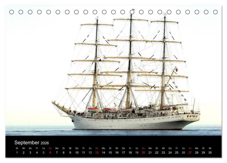 Produktbild: Baltic Sail (Tischkalender 2026 DIN A5 quer), CALVENDO Monatskalender