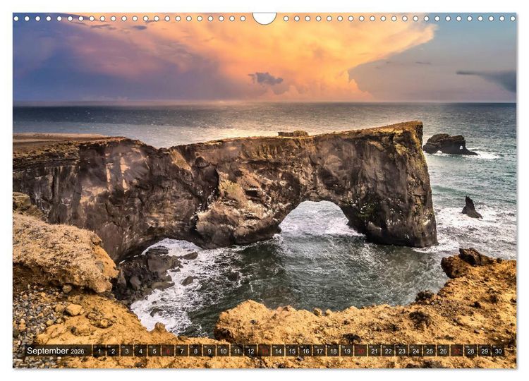 Produktbild: ISLAND Ein fantastisches Erlebnis (Wandkalender 2026 DIN A3 quer), CALVENDO Monatskalender