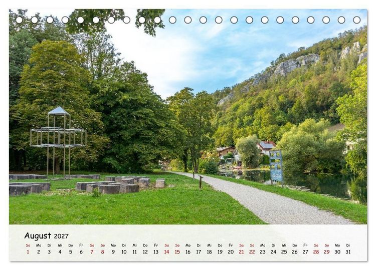 Produktbild: Ein Spaziergang durch Essing im Altm&uuml;hltal (Tischkalender 2027 DIN A5 quer), CALVENDO Monatskalender