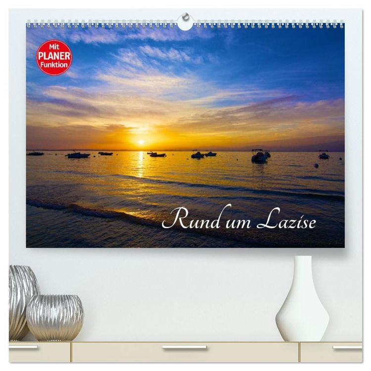Produktbild: Lazise und Umgebung (hochwertiger Premium Wandkalender 2027 DIN A2 quer), Kunstdruck in Hochglanz