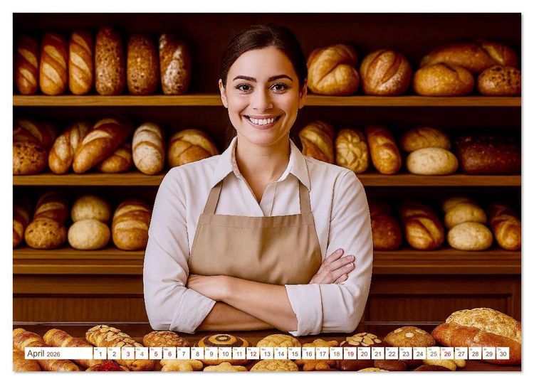 Produktbild: B&auml;cker und Backstuben (hochwertiger Premium Wandkalender 2026 DIN A2 quer), Kunstdruck in Hochglanz