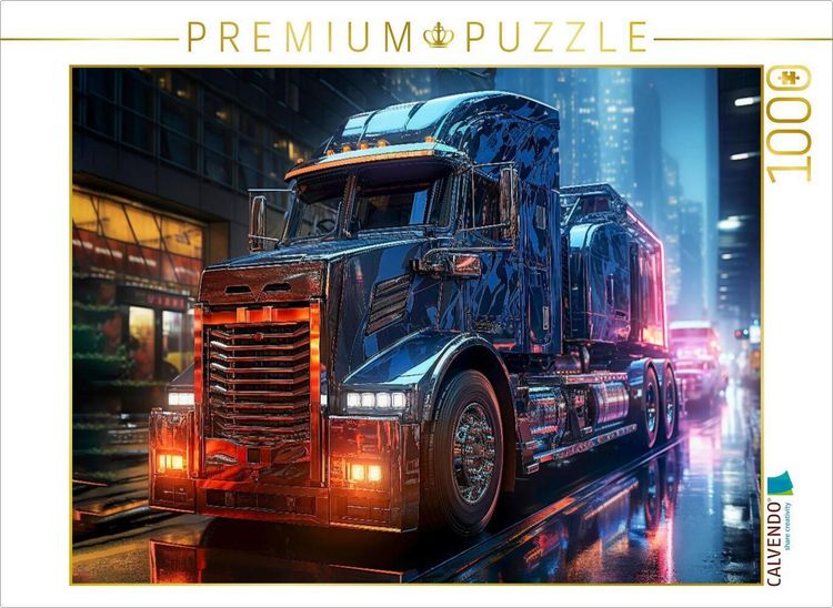Produktbild: CALVENDO Puzzle Trucks | 1000 Teile Lege-Gr&ouml;&szlig;e 64x48cm Foto-Puzzle f&uuml;r gl&uuml;ckliche Stunden