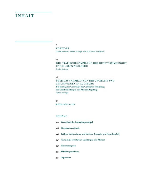Produktbild: Die Grafische Sammlung im Schaezlerpalais