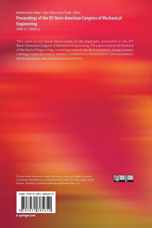 Produktbild: Proceedings of the XV Ibero-American Congress of Mechanical Engineering