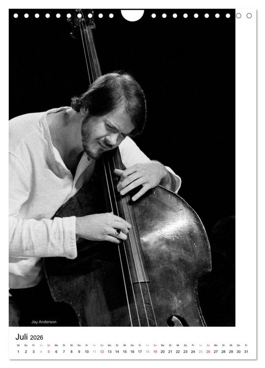 Produktbild: Jazz live (Wandkalender 2026 DIN A4 hoch), CALVENDO Monatskalender