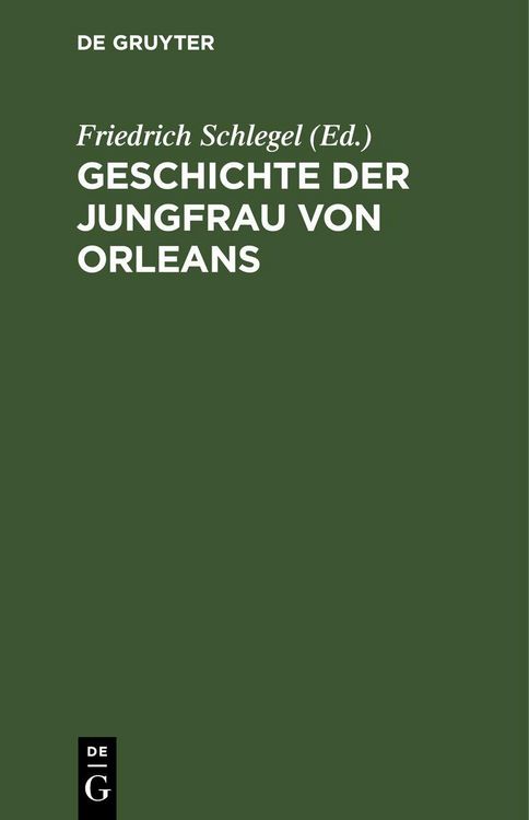 Produktbild: Geschichte der Jungfrau von Orleans