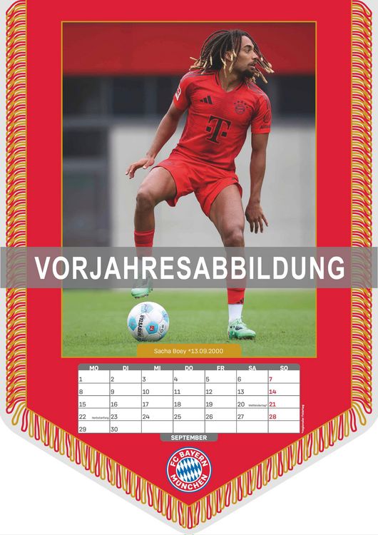 FC Bayern München 2026 - Mini-Bannerkalender - Fan-Kalender