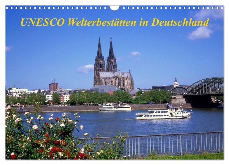 Produktbild: UNESCO Welterbest&auml;tten in Deutschland (Wandkalender 2026 DIN A3 quer), CALVENDO Monatskalender