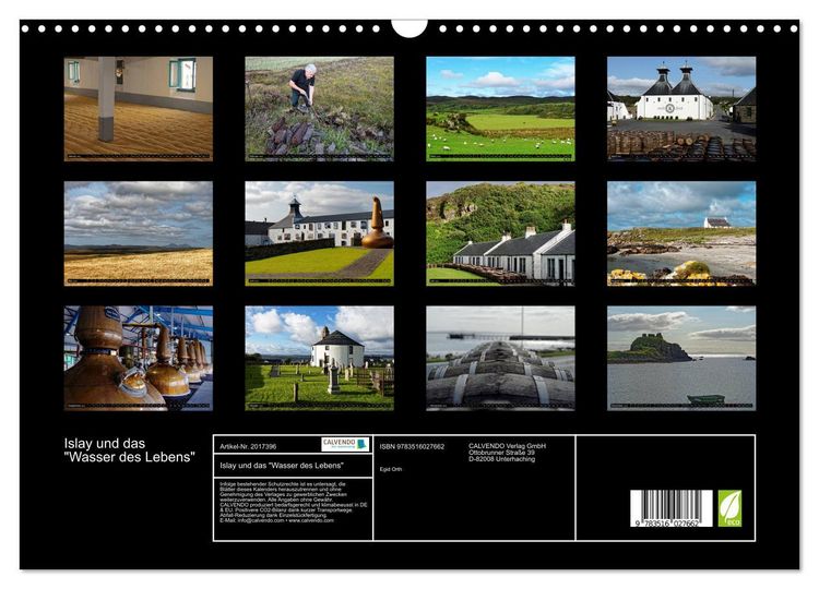 Produktbild: Islay und das "Wasser des Lebens" (Wandkalender 2026 DIN A3 quer), CALVENDO Monatskalender