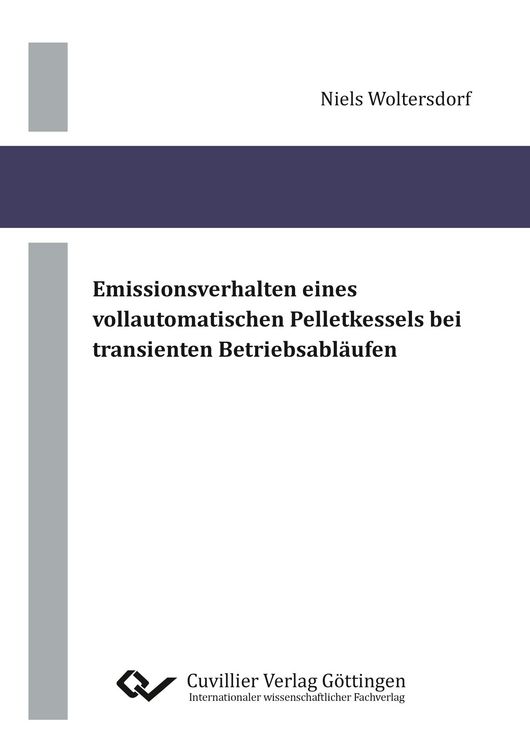Produktbild: Emissionsverhalten eines vollautomatischen Pelletkessels bei transienten Betriebsabl&auml;ufen