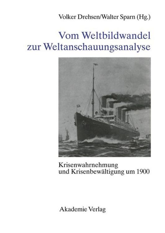 Produktbild: Vom Weltbildwandel zur Weltanschauungsanalyse