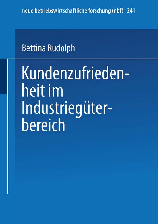Produktbild: Kundenzufriedenheit im Industrieg&uuml;terbereich