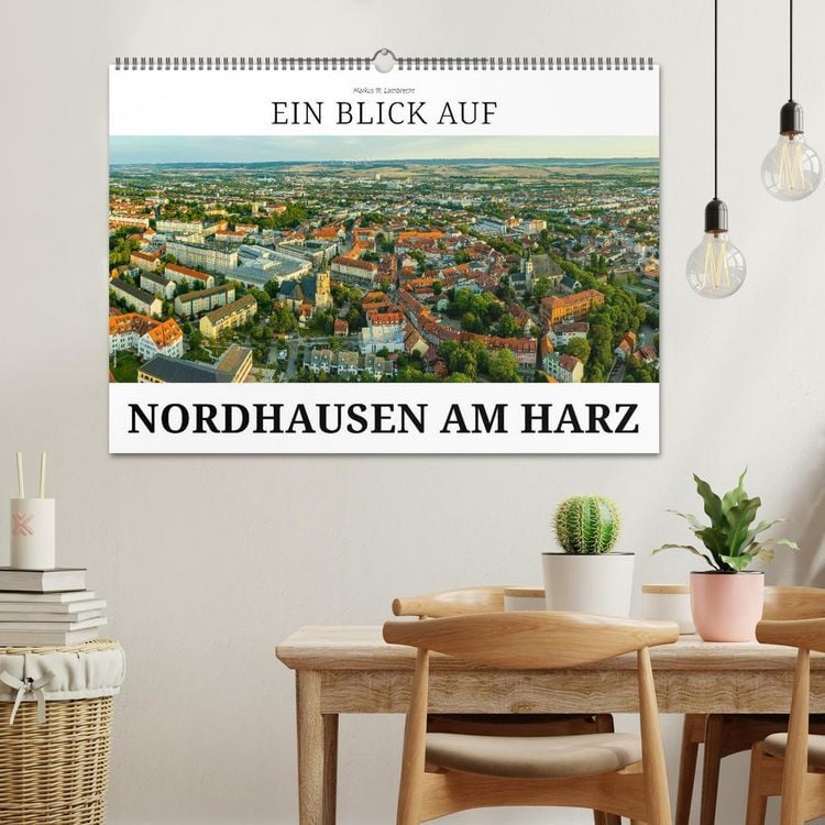 Produktbild: Ein Blick auf Nordhausen am Harz (Wandkalender 2026 DIN A2 quer), CALVENDO Monatskalender