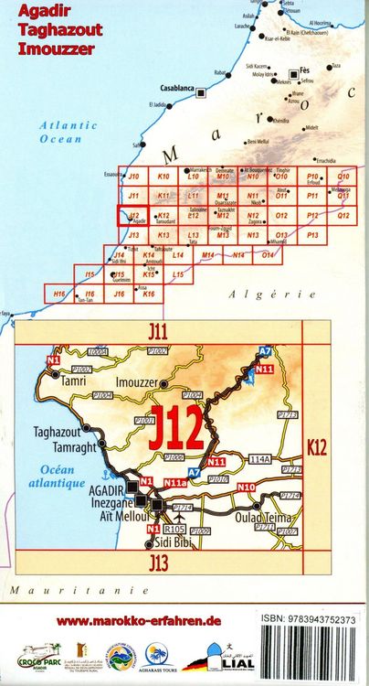 Produktbild: J12: Agadir - Taghazout - Imouzze