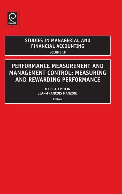 Produktbild: Performance Measurement and Management Control