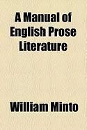 Produktbild: A Manual of English Prose Literature