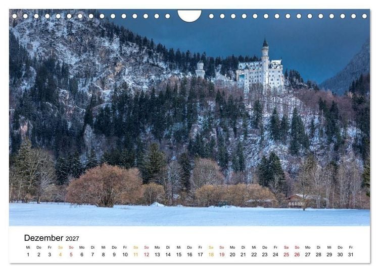 Produktbild: Unterwegs auf der Romantischen Strasse (Wandkalender 2027 DIN A4 quer), CALVENDO Monatskalender