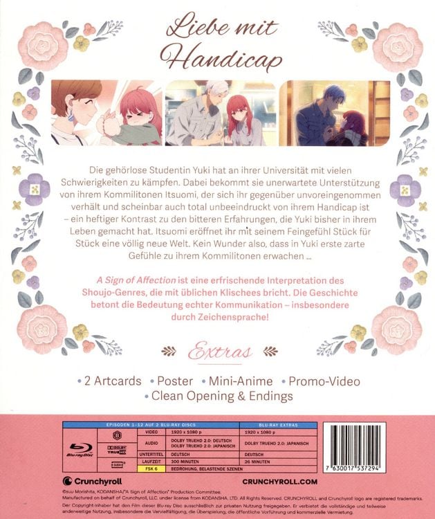 Produktbild: A Sign of Affection - Ein Zeichen der Zuneigung - Gesamtausgabe [2 BRs]