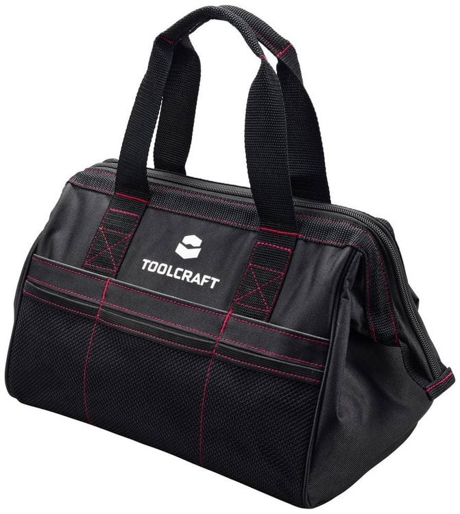 Produktbild: TOOLCRAFT TO-9073200 Universal Werkzeugtasche mit gro&szlig;er &Ouml;ffnung (L x B x H) 320 x 210 x 230 mm