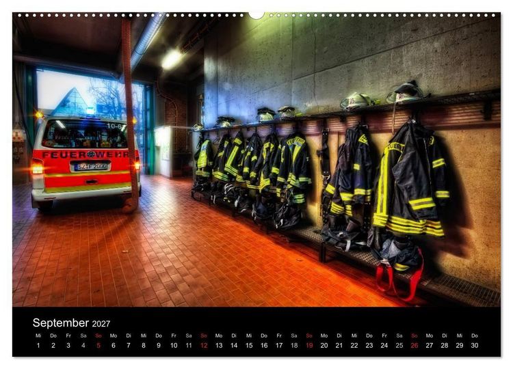 Produktbild: Berufsfeuerwehr Salzgitter (hochwertiger Premium Wandkalender 2027 DIN A2 quer), Kunstdruck in Hochglanz