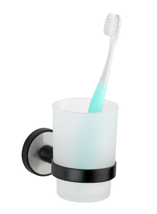 Produktbild: UV-Loc&reg; Zahnputzbecherhalter Mod. Udine, Befestigen ohne Bohren mit innovativem Klebesystem