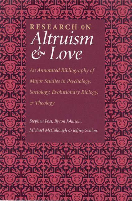 Produktbild: Research on Altruism & Love
