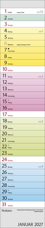 Produktbild: Planer Farbenspiel 2027