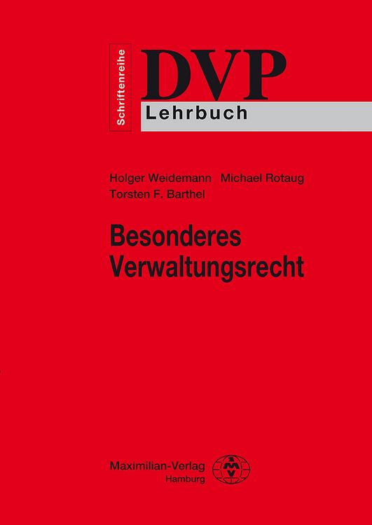 Produktbild: Besonderes Verwaltungsrecht