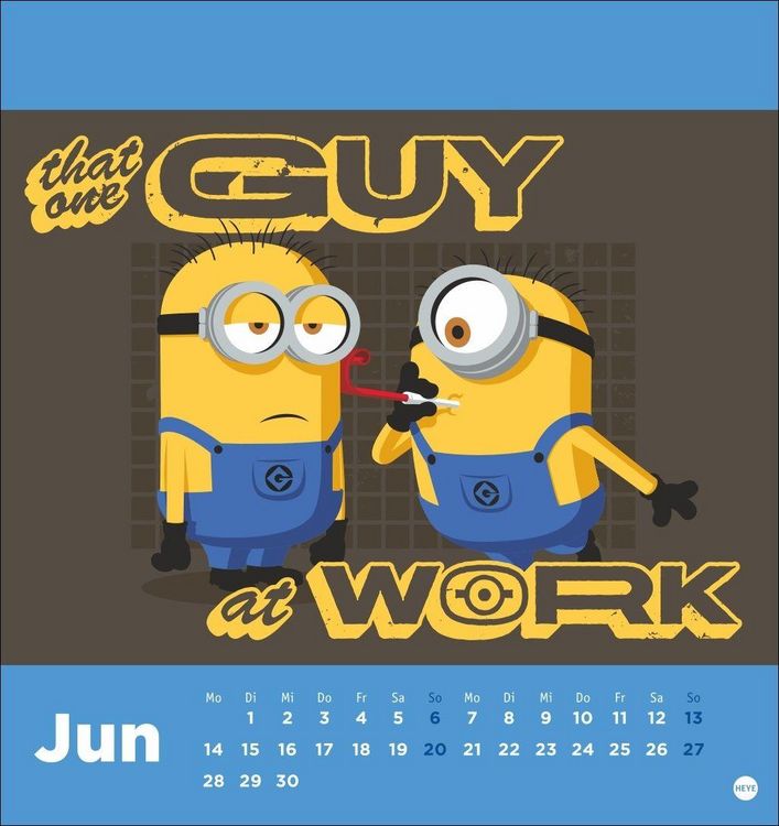 Produktbild: Minions Postkartenkalender 2027