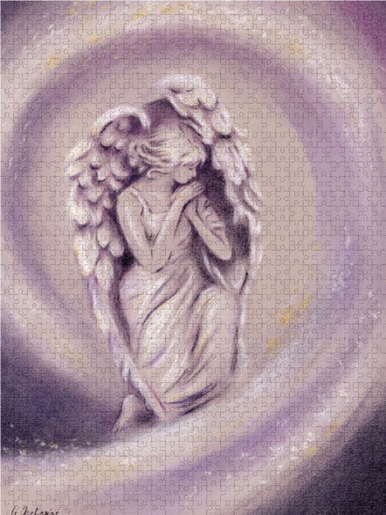 Produktbild: CALVENDO Puzzle Zauberhafter Schutzengel 1000 Teile Lege-Gr&ouml;&szlig;e 48 x 64 cm Foto-Puzzle Bild von Marita Zacharias