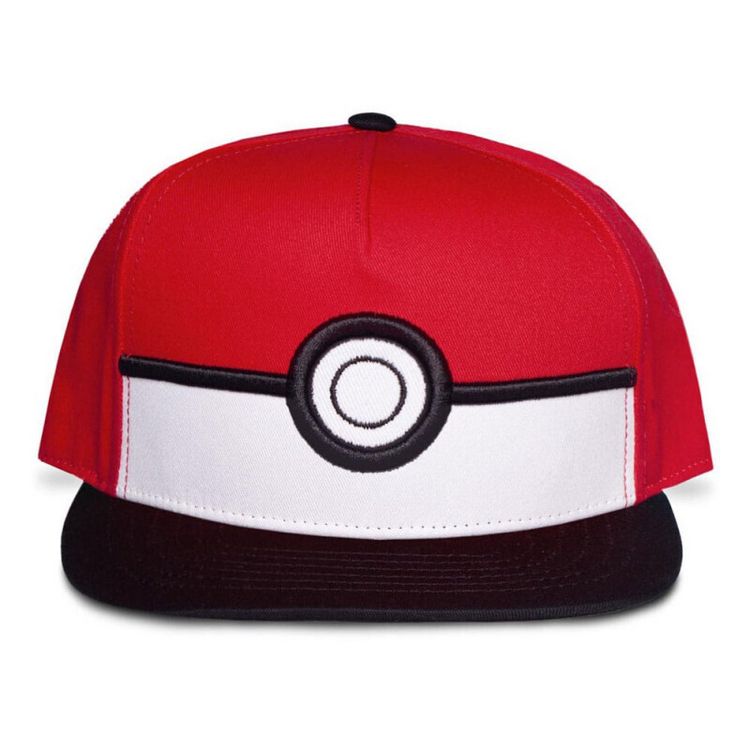 Produktbild: Cap Pokemon - Pokeball (Rot/Wei&szlig;)