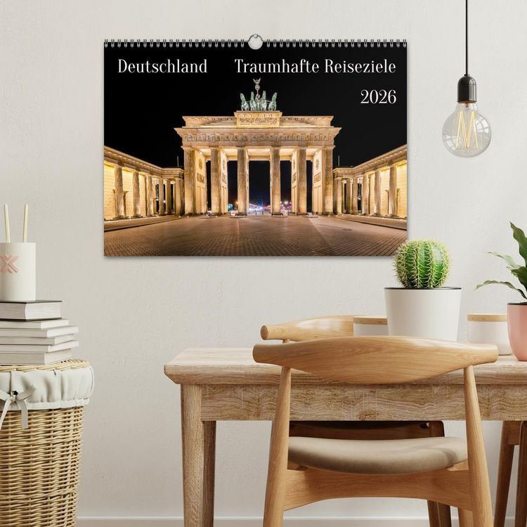 Produktbild: Deutschland - Traumhafte Reiseziele (Wandkalender 2026 DIN A3 quer), CALVENDO Monatskalender