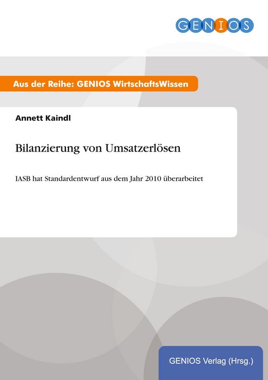 Produktbild: Bilanzierung von Umsatzerl&ouml;sen