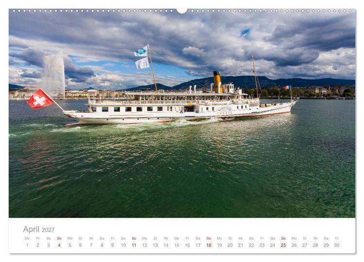 Produktbild: Reise durch die SCHWEIZ (Wandkalender 2027 DIN A2 quer), CALVENDO Monatskalender