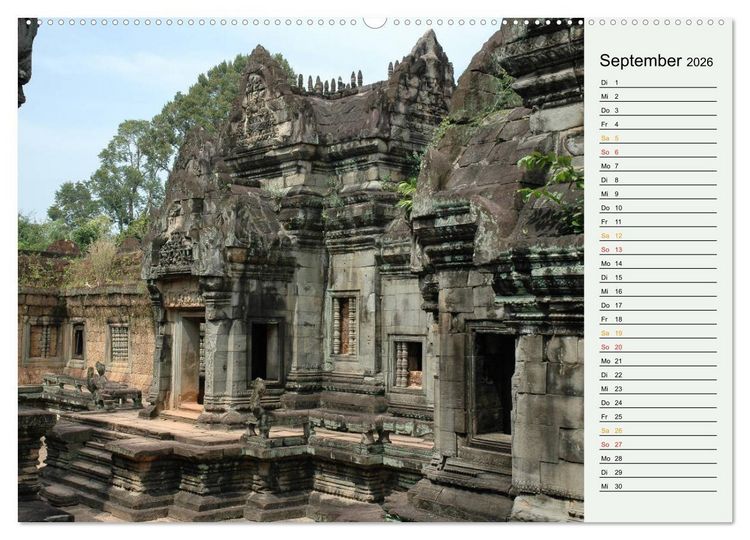 Produktbild: Asien - Thailand und Kambodscha (hochwertiger Premium Wandkalender 2026 DIN A2 quer), Kunstdruck in Hochglanz