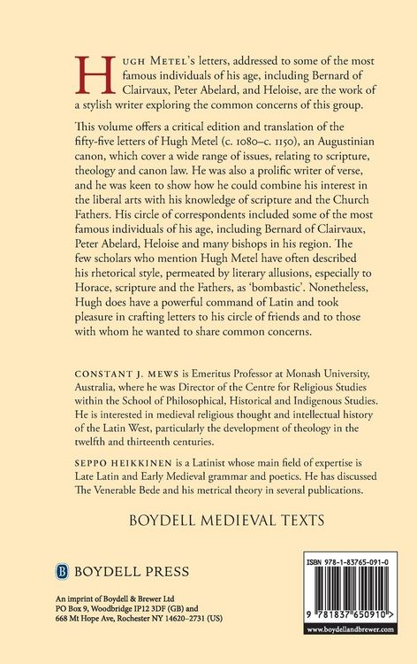 Produktbild: The Letters of Hugh Metel