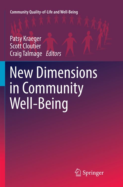 Produktbild: New Dimensions in Community Well-Being