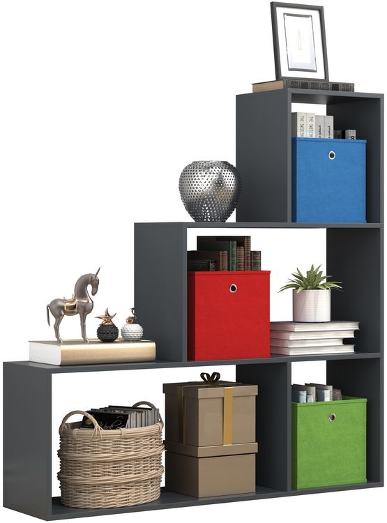 Produktbild: Holz Regal Raumteiler Standregal B&uuml;cher Dubila M