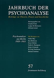 Produktbild: Jahrbuch der Psychoanalyse / Band 57: Psychoanalyse aus Berlin 1920-1933 - Transfer und Emigration