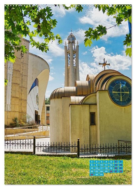Produktbild: Sakrale Sch&auml;tze in Tirana und Shkodra (Wandkalender 2027 DIN A2 hoch), CALVENDO Monatskalender